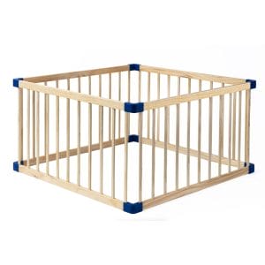 Sunbury Square Wooden Playpen With Slats