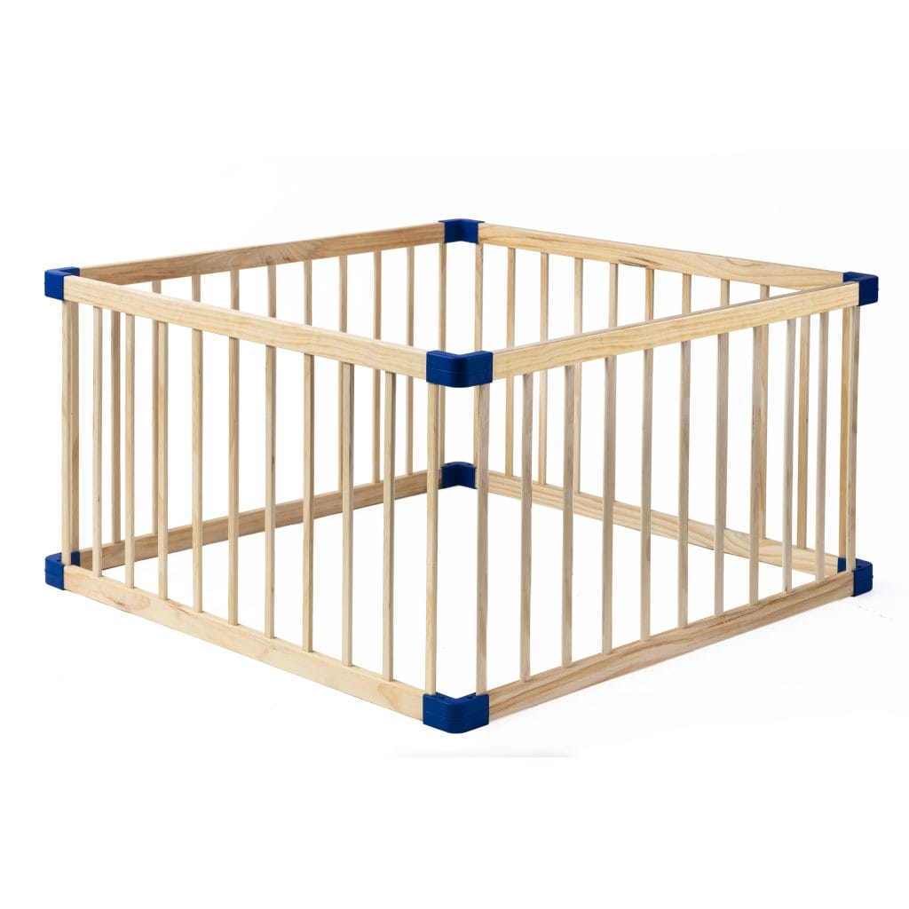 Sunbury Square Wooden Playpen With Slats