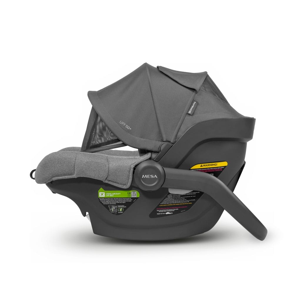 Uppababy Mesa Baby Capsule Greyson Side Handle Down Canopy Mesh