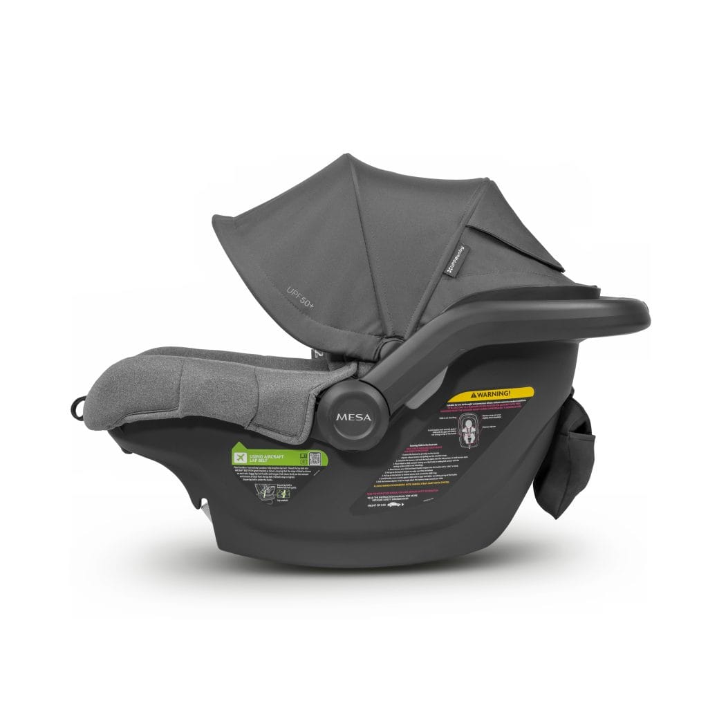 Uppababy Mesa Baby Capsule Greyson Side Handle Middle Canopy Pouch