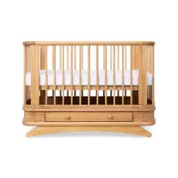 Grotime Kingsley Cot Natural Front Grotime Kingsley Cot Natural Front