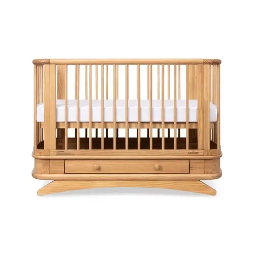 Grotime Kingsley Cot Natural Front Grotime Kingsley Cot Natural Front