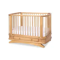 Grotime Kingsley Cot Natural Trundle Drawer Closed Grotime Kingsley Cot Natural Trundle Drawer Closed