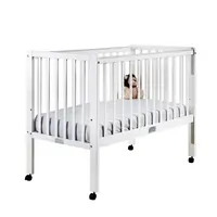 Sunbury Lexington Cot Base Lowered Drop Side Up