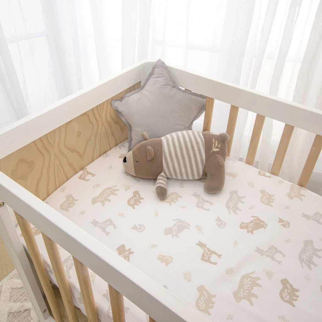 Free Designer Fitted Cot Sheet Promotion
