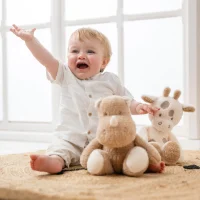 Nattou Cuddly Giraffe Teddy Lifestyle