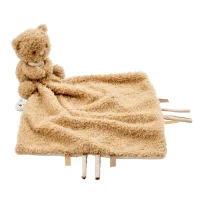 Nattou Teddy Baby Comfort Blanket With Cuddle Toy Doudou Bear