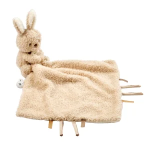Nattou Teddy Baby Comfort Blanket With Cuddle Toy Doudou Bunny