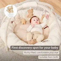 Nattou Teddy Baby Playmat With Arches Round Features