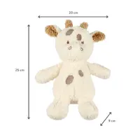Nattou Teddy Baby Plush Giraffe 25cm Off White Dimensions