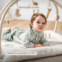 Teddy Baby Playmat With Arches Square Machine Washable