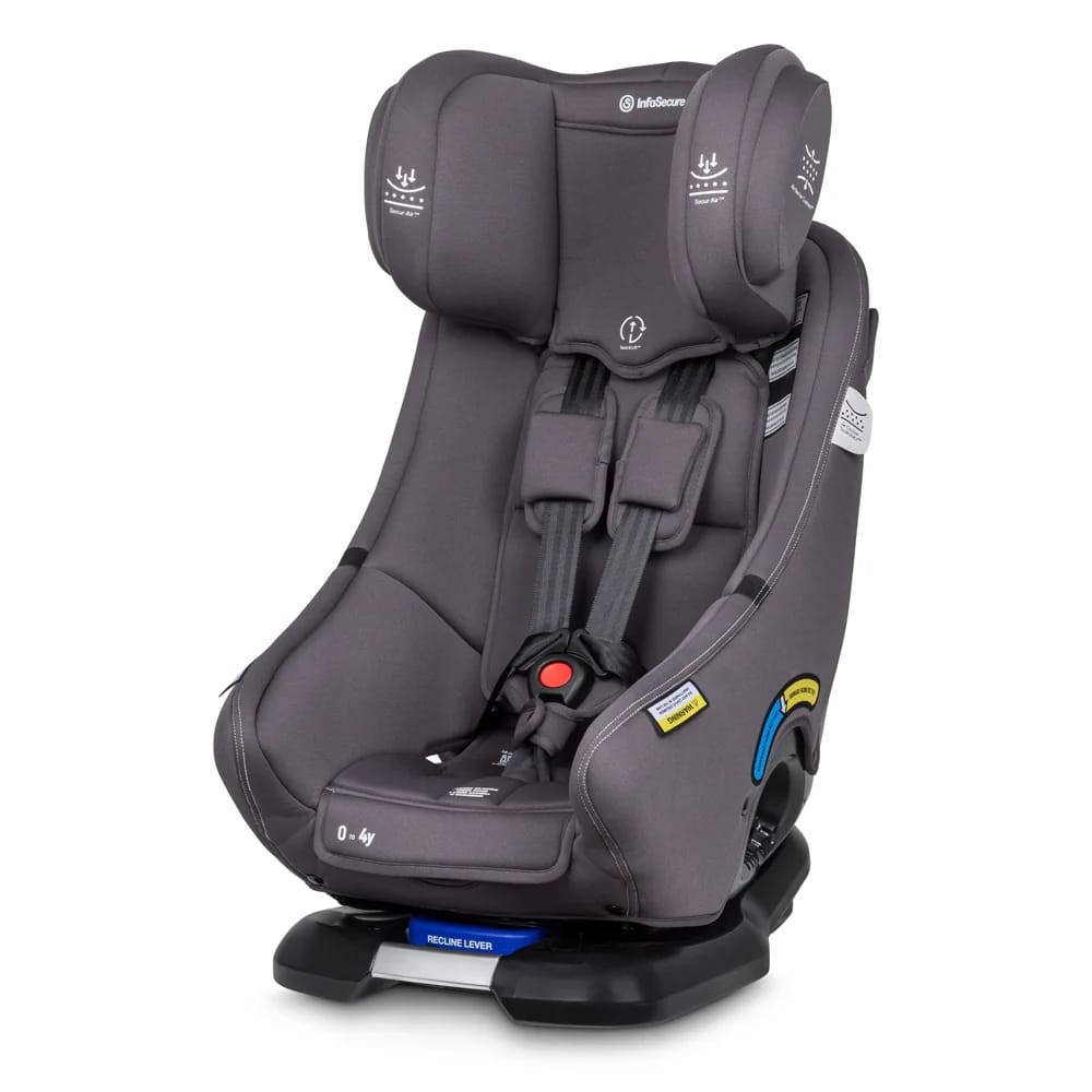 Infasecure Attain Air Grey Angle Head Rest Raised