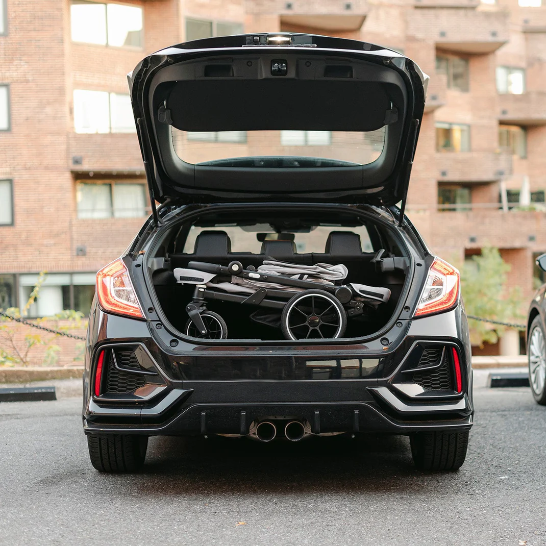 Larktale Caravan Coupe V2 Lifestyle Folded In Trunk
