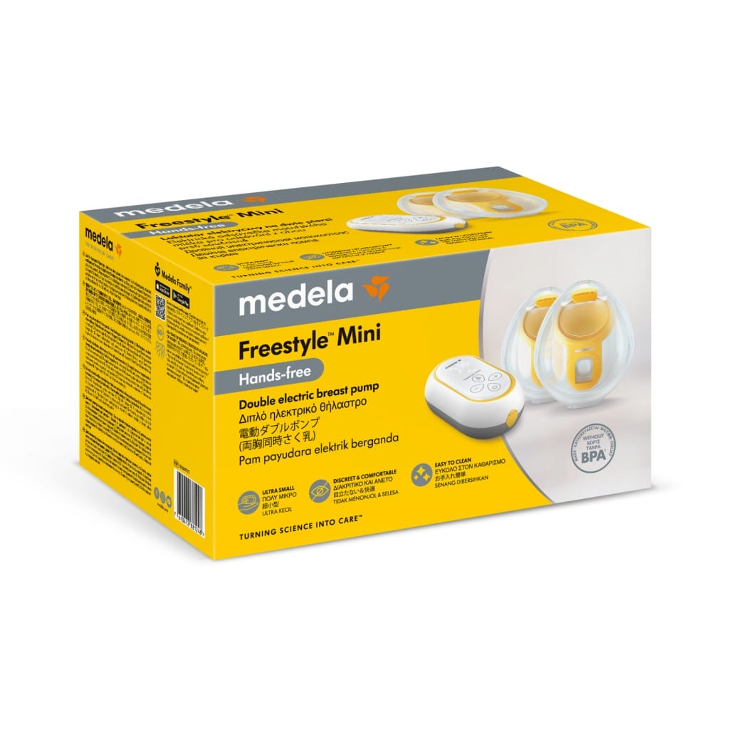 Medela Freestyle Mini Hands Free Double Electric Breast Pump Packaging