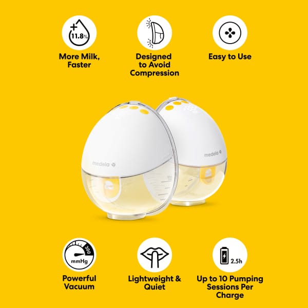 Medela Motion Inbra Wearable Breast Pump Single Electric Features
