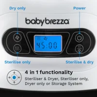 Baby Brezza One Step Steriliser Dryer Control Panel