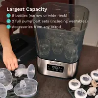 Baby Brezza Superquick Sterilizer Dryer Stainless Steel Largest Capacity