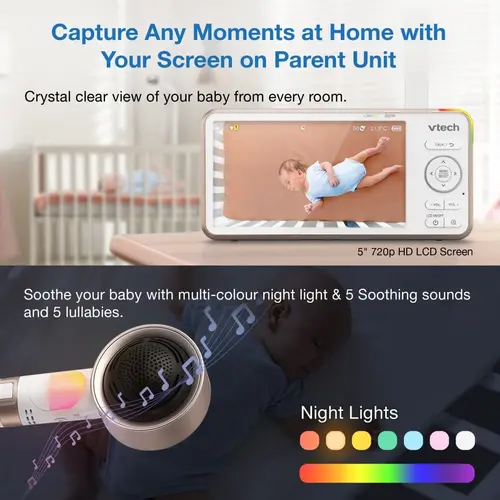 Vtech V Care 2 Multiple Light Colours Vtech V Care 2 Multiple Light Colours