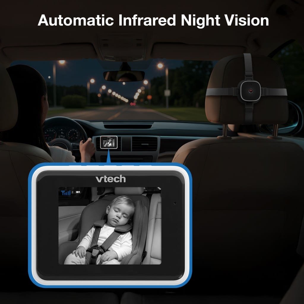 Vtech V Go Car Baby Monitor Infra Red Night Vision