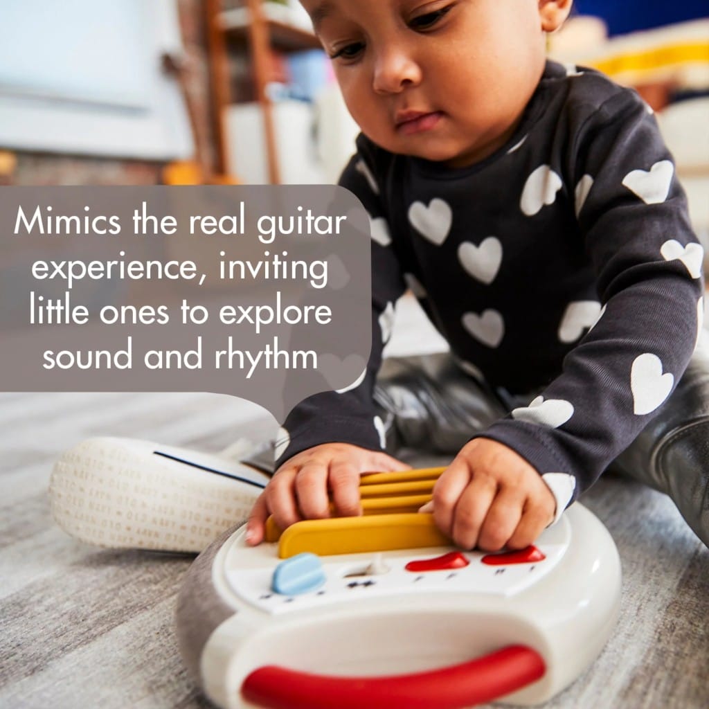 Tiny Rockers Musical Guitar Mimics Real Guitar