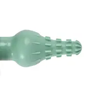 Close-up of the sage green textured mini cleaning tip