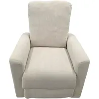 GroTime Luca Manual Recliner Glider Chair in Pebble