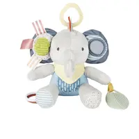 Skip Hop Bandana Buddies Elephant activity toy with bandana teether and hanging ring