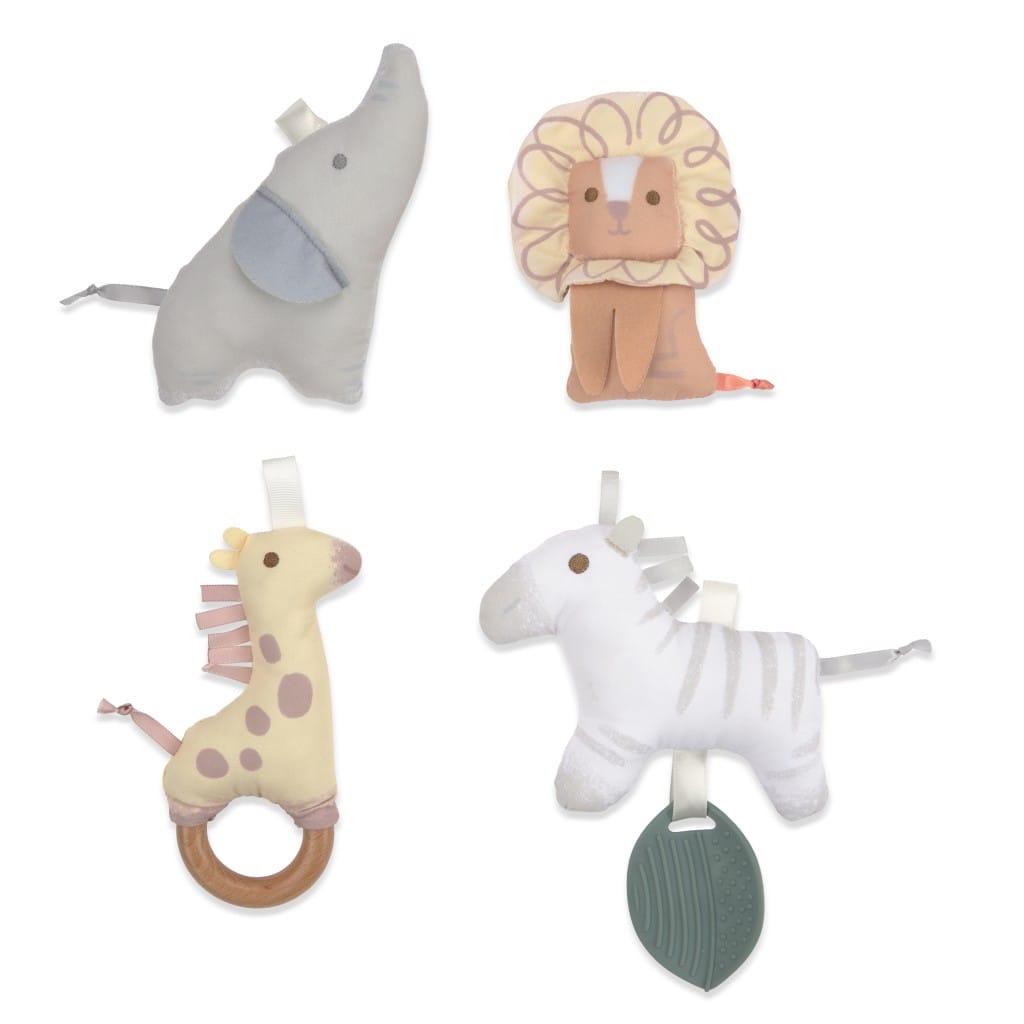 Skip Hop Savannah Sunset Activity Gym Four Animal Toys
