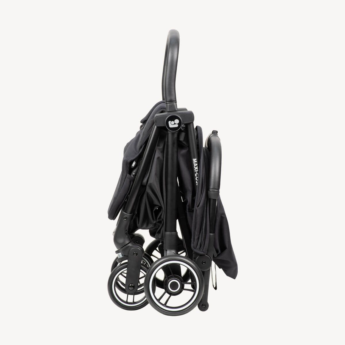 Maxi Cosi Leya Stroller Essential Black Folded 02
