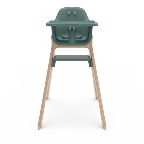 Uppababy Ciro V2 Highchair Betsy Spruce Green Light Frame Front Uppababy Ciro V2 Highchair Betsy Spruce Green Light Frame Front