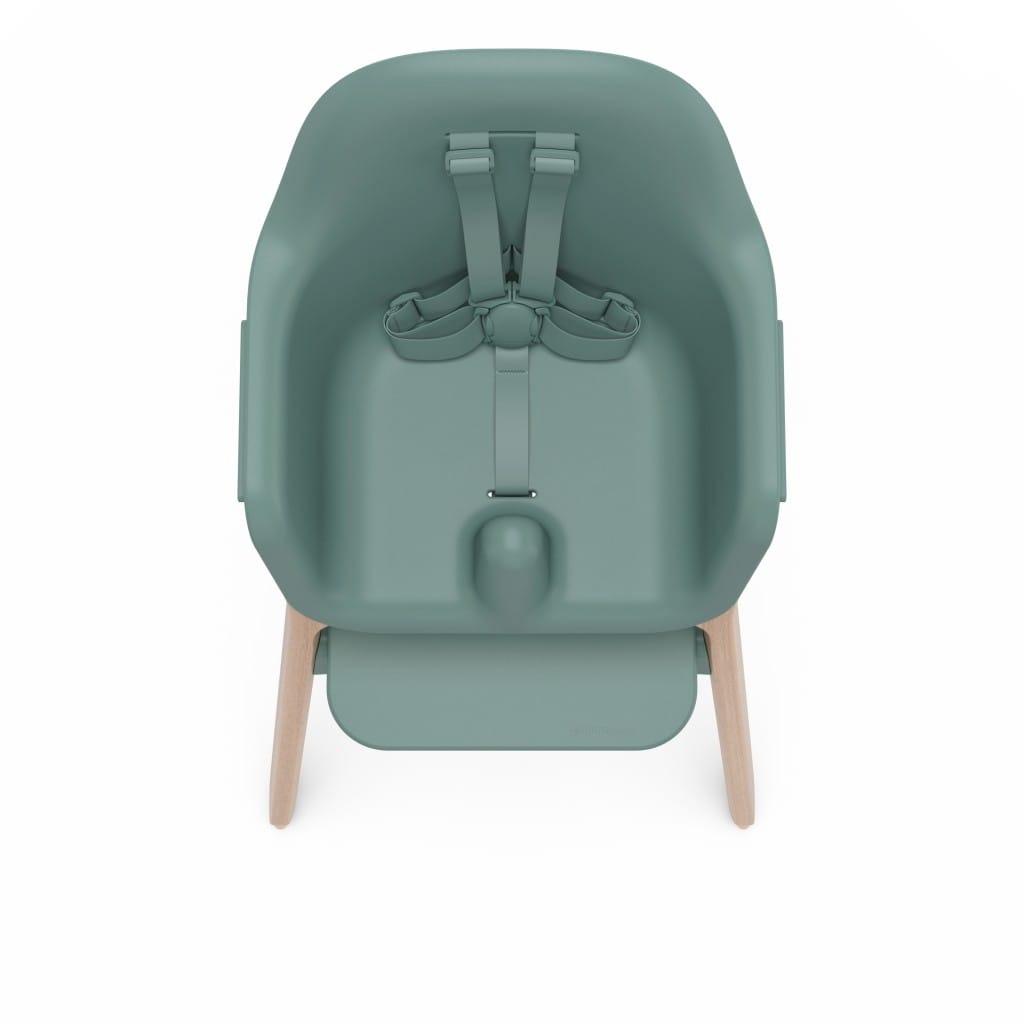 Uppababy Ciro V2 Highchair Betsy Spruce Green Light Frame Overhead No Tray