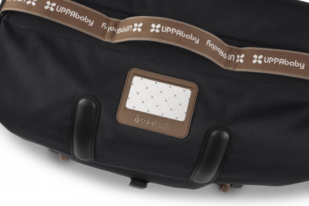 Uppababy Travel Bag Vista Cruz Luggage Tag Pocket Close Up
